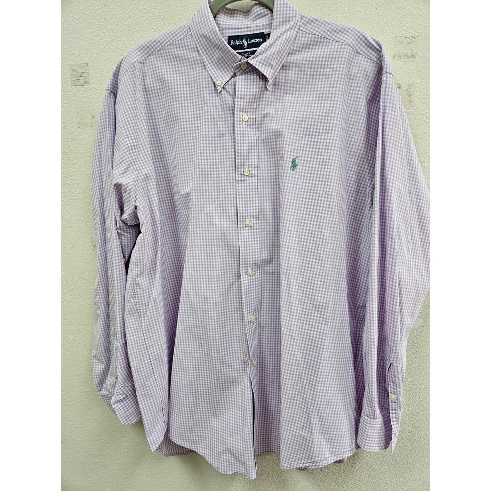 Ralph Lauren Blake  Shirt Mens Large Button Down  Pony